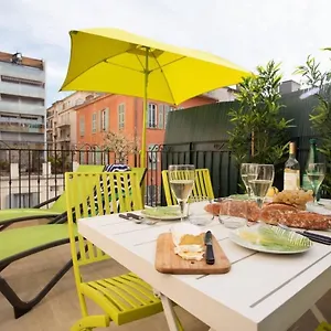 F2 Terrasse, Moderne, Hyper Centre, Clim, Ascenseur- Dubouchage Apartment Nice